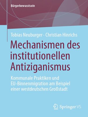 cover image of Mechanismen des institutionellen Antiziganismus